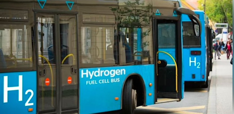 Hydrogen powered bus