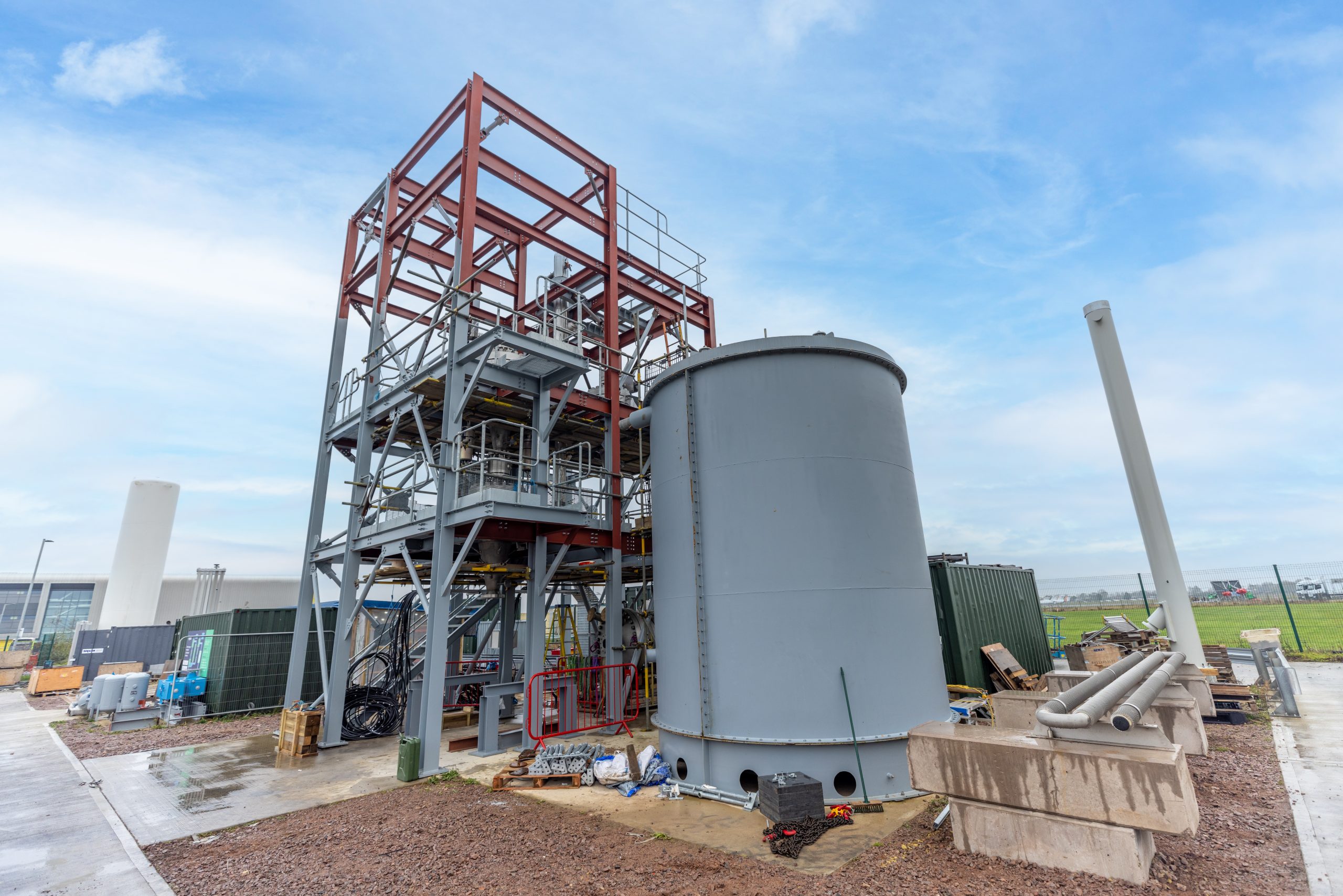 Hydrogen process plant at Cranfield